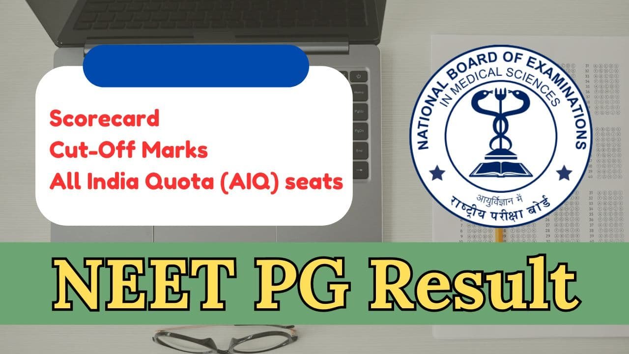 NEET PG 2024 Result Declared Check Direct Link Here