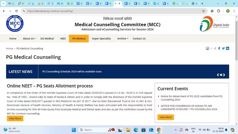 NEET PG 2024 Counselling