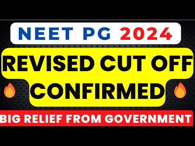 NEET PG 2024 Cut-off