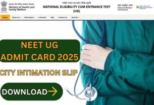 NEET UG 2025: How to Download Admit Cards