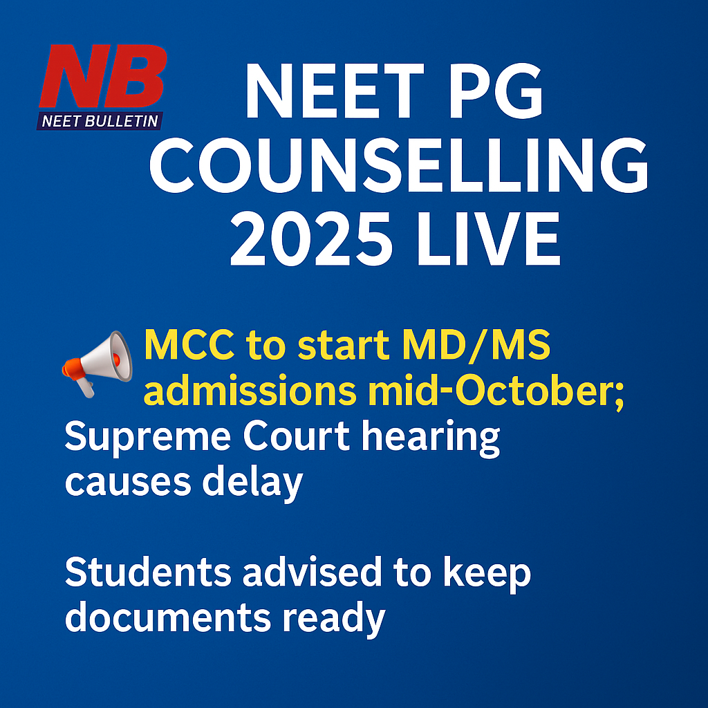 NEET PG Counselling 2025