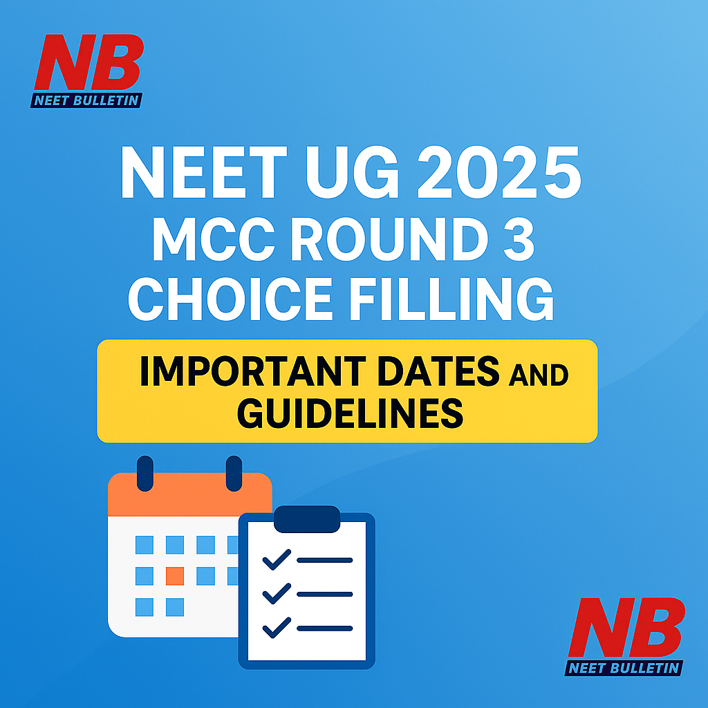 NEET UG 2025 MCC Round 3