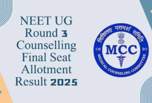 MCC NEET UG Counselling 2025: