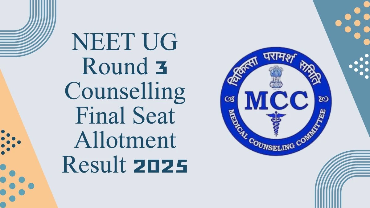 MCC NEET UG Counselling 2025: