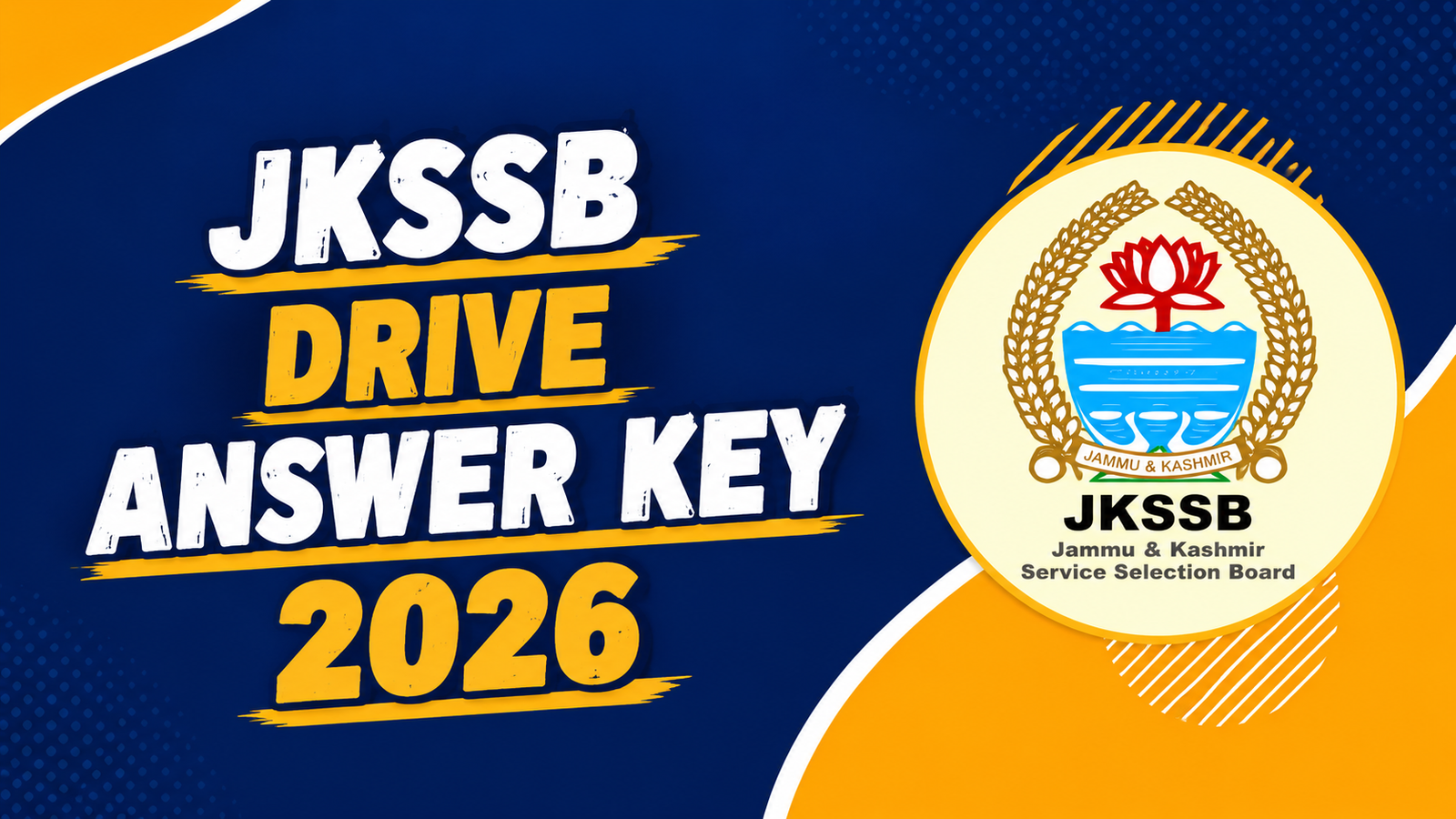 JKSSB Driver Answer Key 2026: Check Grade II Response Sheet & Raise Objections  Focus Keyword: JKSSB Driver Answer Key 2026